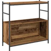 vidaXL Boekenplank 80 x 30 x 78,5 cm Bewerkt hout Rook Eiken