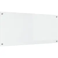 vidaXL Keukenachterwand Doorzichtig 110 x 50 cm gehard glas