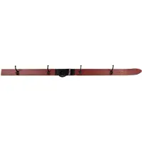Clayre & Eef Wandkapstok 4 haken ski 172x8x12 cm hout metaal