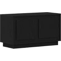 vidaXL TV Kast 80 x 35 x 45 cm Zwart eiken Bewerkt hout