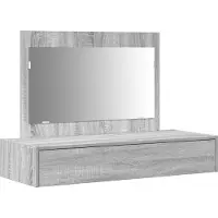 vidaXL Kaptafel Grijs 100 x 40 x 70 cm Bewerkt hout