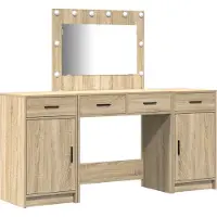 vidaXL Kaptafel 3 st Bruin 78,5 x 41 x 135 cm Bewerkt hout