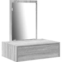 vidaXL Kaptafel Grijs 60 x 40 x 70 cm Bewerkt hout