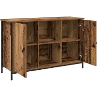 vidaXL Tv-meubelset 101 x 35 x 65 cm Oud Hout Bewerkt hout