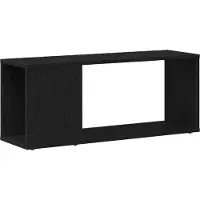 vidaXL Tv-meubelset 80 x 24 x 32 cm Zwart Eiken Bewerkt hout