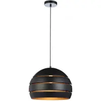 Freelight Hanglamp Djarin Ø 40 cm zwart goud