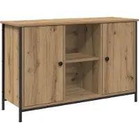 vidaXL Tv-meubelset 101 x 35 x 65 cm Artisan Eiken Bewerkt hout