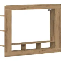 vidaXL TV Kast 152 x 22 x 113 cm artisanaal eikenkleurig Bewerkt hout