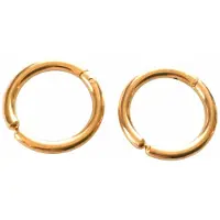 Charme Bijoux Klem Oorringen-Goudkleurig 20 mm- geen gaatje-
