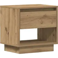 vidaXL Nachtkastje Artisan Eiken 45 x 34 x 44 cm Bewerkt hout