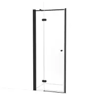 Maxaro Amber Douchedeur 85cm Mat Zwart Helder Glas Draaideur | Douchedeur glas | Glazen Douchedeur | Nisdeur Douchewand