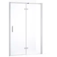Maxaro Diamond Douchedeur | 110 cm Chroom Helder glas Draaideur | Douchedeur glas | Glazen Douchedeur | Nisdeur Douche