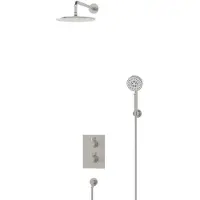 Maxaro Radius Regendouche Inbouw | Rvs 25 cm Regendouche Thermostatisch