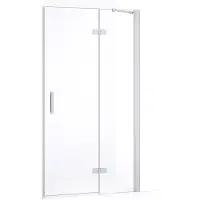 Maxaro Diamond Douchedeur | 100 cm Chroom Helder glas Draaideur | Douchedeur glas | Glazen Douchedeur | Nisdeur Douche
