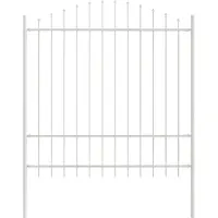 vidaXL Tuinhek WOERDEN 170 x 215 cm Gepoedercoat staal Wit