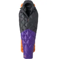 Big Agnes - Fly Creek UL 25 - Donzen slaapzak Regular - 183 cm, asphalt /purper