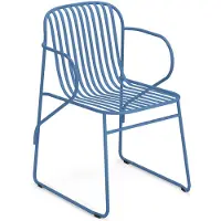 Emu Riviera stapelbare tuinstoel metaal 4 stuks