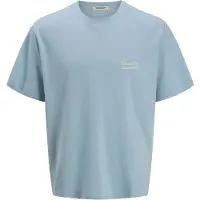 Jack & jones Shirt 'Acapulco' lichtblauw / wit