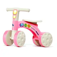 MOLTO My First Pink Rubber Wheels Ride On 48x37x18 Cm Roze Kinderen