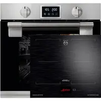 Gurari - inbouwoven - oven - kookplaat -pyrolytische oven - EH 6337 -met enkele telescopische loper - oven - 79L - 60 cm -KCT 6140 FI - inductiekookplaat