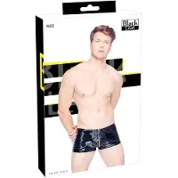 Black Level - heren short met rits - zwart