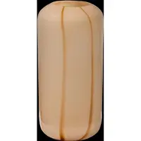 Woood Arles Vaas Met Streep - Glas - Naturel - 40x20x20