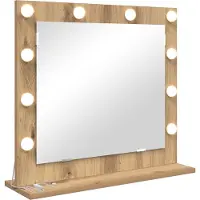 vidaXL Make-up Spiegel Artisan Eiken 60 x 55 x 18 cm Rechthoekig
