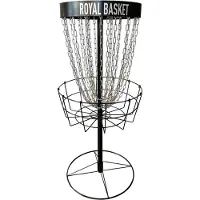 Viking Discs Royal Basket Disc Golf Basket, Black Edition
