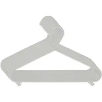 Bieco Kledinghangers 8 stuks zwart