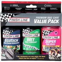 Finish Line Premium Bike Care Kit 3x120 ml