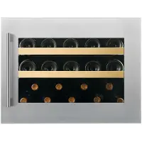 Dunavox DVS-19.50SS wijnkoelkast inbouwkoelkast, nis hoogte 45 cm, zuinig energieklasse F