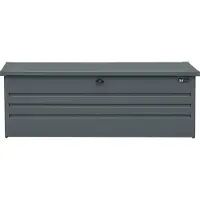 Axi Miles metalen Opbergbox 1000 Antraciet - 185x82x75cm