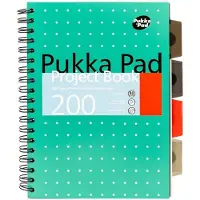 Pukka Pad Projectboek pukka metallic b5 lijn 200pag 80gr gn