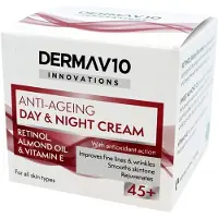 Derma V10 Anti-Ageing Day & Night Cream 45+ - 50 ml