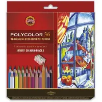 Kohinoor Koh I Noor Polycolor Artist's set 36 stuks