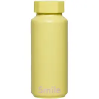 Design Letters thermosfles Smile-geel