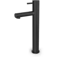 Hotbath COBBER Fonteinkraan hoog model Geborsteld Zwart PVD (EH001MBP)