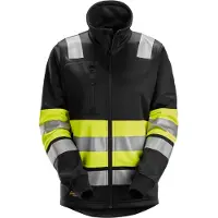 Snickers Workwear 8077 Klasse 1 Damesjack met Volledige Rits High-Vis Geel/Zwart maat XL dames