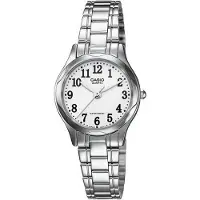 Casio dames polshorloge LTP-1275D-7BDF zilverkleurig