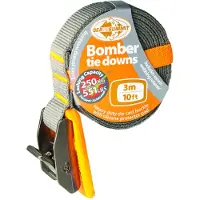 Sea to Summit Bomber Tie Down spanriem 3,0m, grijs 2023 Bagagebevestigingen