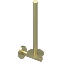 Ivy Aia Accessoires Reserverolhouder wandmodel, 2 rollen Geborsteld mat goud PVD