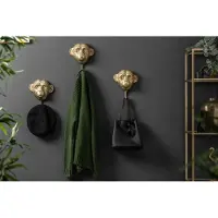 Invicta Extravagante jashaak set van 3 THREE APES 25cm goud handgemaakt - 40388