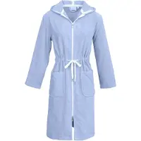 Carl Ross Damesbadjas met Capuchon 36410 Ice Blue/Off White 44/46