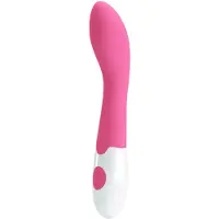 Pretty Love Bishop - g-spot vibrator - waterdicht - siliconen - roze/wit