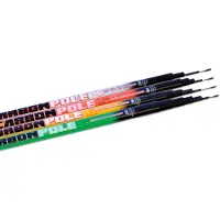 LINEAEFFE Carbon Coup Rod Rood,Zilver 6.00 m / 25 g