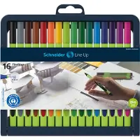 Schneider Fineliner Line-Up lijnbreedte 0,4mm assortiment (16 kleuren)