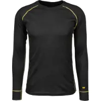 CAT Thermo Polyester Heren Zwarte Basislaag Shirt