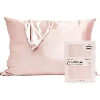 Kitsch , The Satin Kussensloop, Standaard formaat, Blush, 1 Stuk