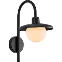 Nordlux Zwarte buitenlamp Berlo design