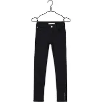 Calvin Klein Jeans skinny jeans clean black Zwart Meisjes Stretchdenim - maat 176